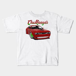 Challenger Drift Red Front Kids T-Shirt